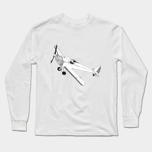 Possum piloting an airplane Long Sleeve T-Shirt